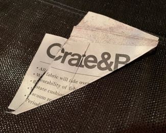 74. Crate & Barrel Full Bed Sleeper Sofa (77" x 35" x 34") 