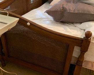 81. Maghogany Cane Daybed (80" x 40")