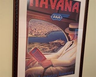 87. Havana Poster Pan American Airways (33" x 43") 