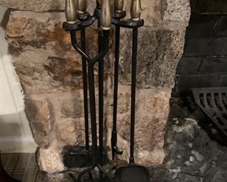 99. 5pc Fireplace Tools (32")