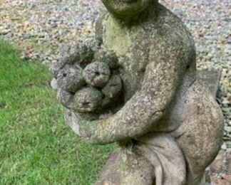 132. Cherub Statue (9" x 24")