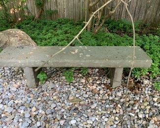 133. Stone Bench (62" x 13" x 14")