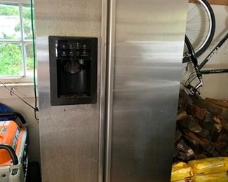 135. GE Profile Arctica Refrigerator