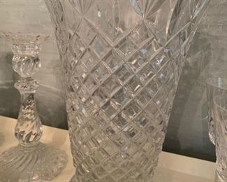 161. Waterford Vase (9" x 8")