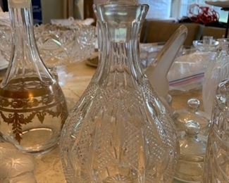 184. Cut Crystal Decanter (12")