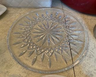 189. Waterford Cake Plate (13")