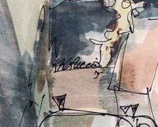 Frederick H Gerber dye artwork and street scape by KK Lucario