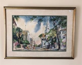 Virginia Fouche Bolton water painting Charleston SC