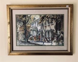 Virginia Fouche Bolton water painting Charleston SC