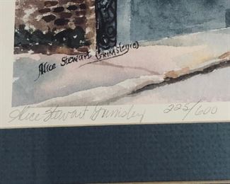 Virginia Fouche Bolton water painting Charleston SC