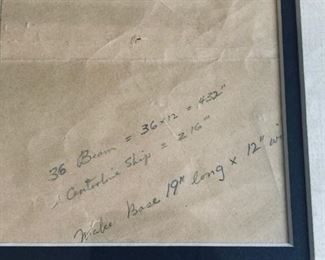 Rare Scale Naval Truck Carriage with Cannon