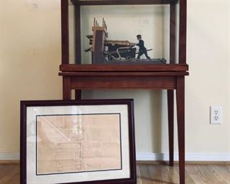 Rare Scale Naval Truck Carriage with Cannon