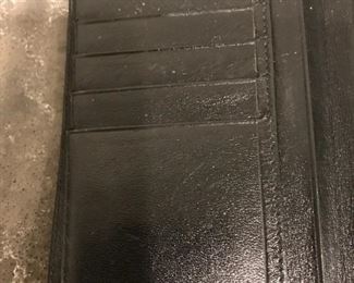 Gold/Pfeil W Germany Black Leather Wallet