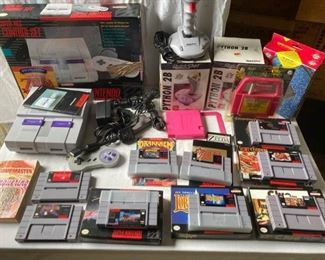 Vintage Video Games and systems
