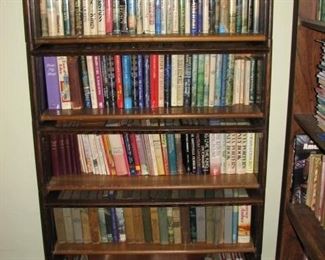 Barrister bookcase and many books