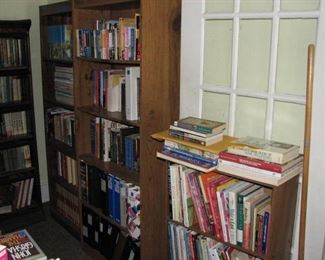 more books and bookshelves