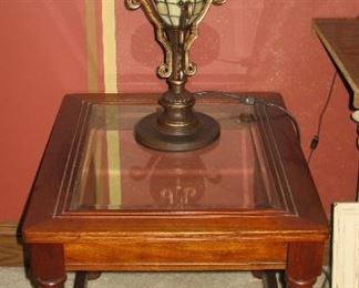 Glass top end table. there are 2 of them                                            BUY IT NOW $ 40.00 EACH                                                  Stained glass lamp, there are 2 of them                          
           BUY IT NOW $ 195.00
