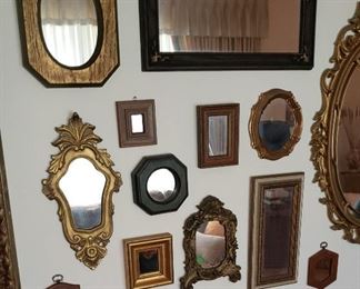 Collection of Different Size Mirrors