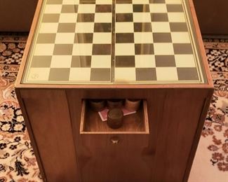 Hand Made Checker Table