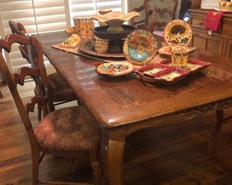 Century Table with 6 chairs!