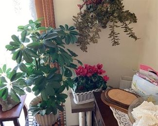 Plastc faux flowers (oh my!)