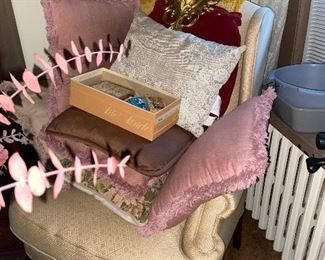 Padded arm chair $40