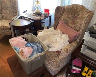 Pair of arm chairs $80