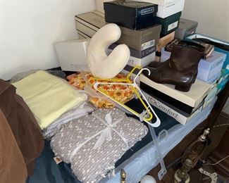 Ladies’ Shoes(Size 8 ) & clothing (med)