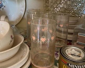 Retro Heart glasses $20