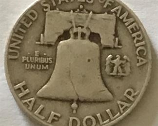 (NO DISCOUNT) 1952 BENJAMIN FRANKLIN HALF DOLLAR