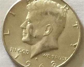 (NO DISCOUNT) 1968 KENNEDY HALF DOLLAR