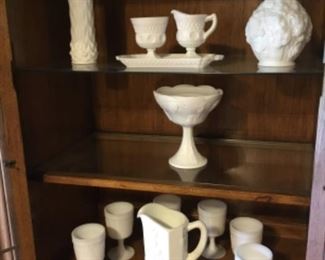 VINTAGE MILK GLASS