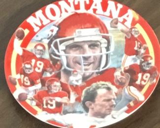 JOE MONTANA COLLECTIBLE PLATE