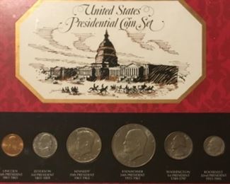 (NO DISCOUNT)  US PRESIDENTIAL COIN SET