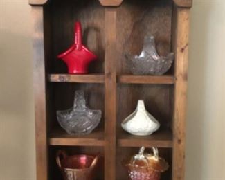 PRIMITIVE SHELF, BASKET COLLECTION