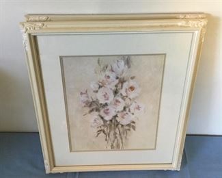 FRAMED FLORAL PRINT
