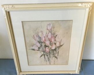 FRAMED FLORAL PRINT