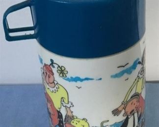 POPEYE THERMOS W/CUP  (NO CAP)