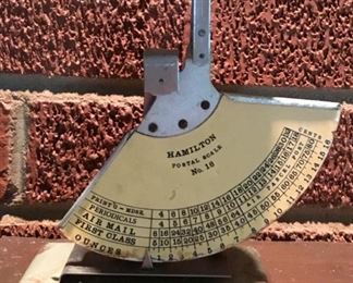 ANTIQUE "HAMILTON" POSTAL SCALE NO. 16