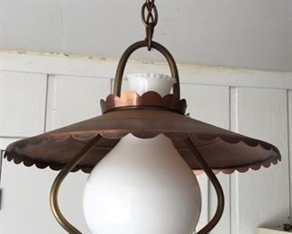 VINTAGE "COPPER" PENDANT LAMP