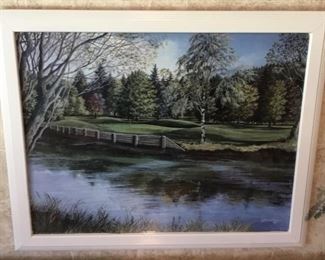 FRAMED GOLF PRINT