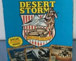 NOS   DESERT STORM TRADING CARDS