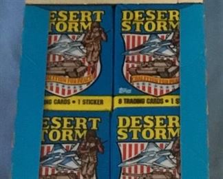 NOS   DESERT STORM TRADING CARDS