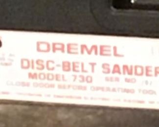 DREMEL DISC - BELT SANDER MODEL 730