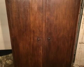 ANTIQUE WARDROBE CABINET