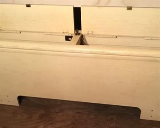 VINTAGE QUEEN STORAGE HEADBOARD