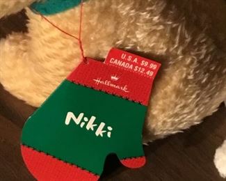 NOS "NIKKI" PLUSH PUPPIES - HALLMARK