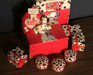 101 DALMATIONS PICTURE FRAMES AND TRINKET BOXES