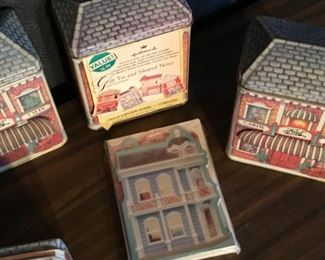 NEW  -  GIFT TIN AND SHAPED NOTES - HALLMARK