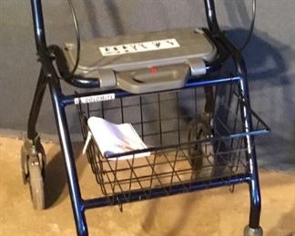 NEW DOLOMITE WALKER/SEAT W/BASKET